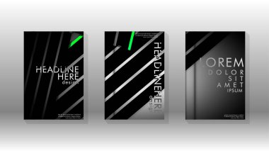 Geometrik tasarım arka planlı kapak kitabı.