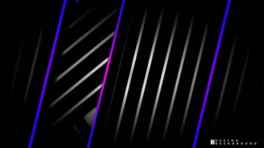 Soyut vektör arkaplanı. Geometrik Çizgiler - Yaratıcı ve İlham Tasarımı