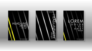 Geometrik tasarım arka planlı kapak kitabı.