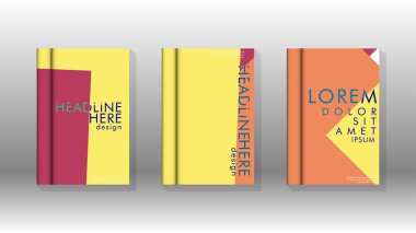 Soyut kitap kapağı düzeninin arka planı. Broşürler, dergiler, vektör şablonları vb. için. Modern tasarımlar Eps 10'da geometrik desenler oluşturur