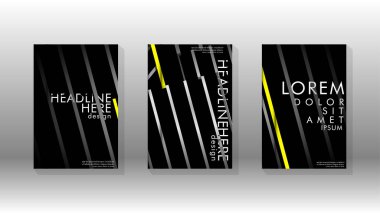 Geometrik tasarım arka planlı kapak kitabı.