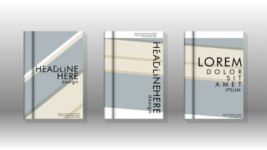 Kitap kapağı kavramı renk ve şekillerin bir kombinasyonu ile soyut geometrik arka plan. vektör tasarımı