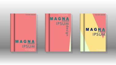 Soyut kitap kapağı düzeninin arka planı. Broşürler, dergiler, vektör şablonları vb. için. Modern tasarımlar Eps 10'da geometrik desenler oluşturur