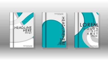 Arka kapak sıvı elemanları ile. Tasarım kavramı kitap. Fütüristik iş düzeni. Dijital poster şablonu. Tasarlamak vektör - eps10