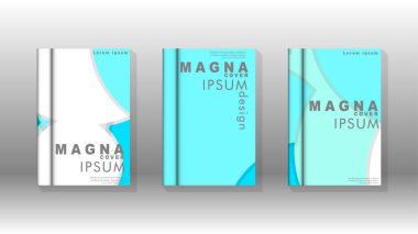 Kurumsal iş yıllık rapor kitap kapağı broşür el ilanı posteri için soyut düşük daire şekil arka plan. Eps10 vektör şablonu