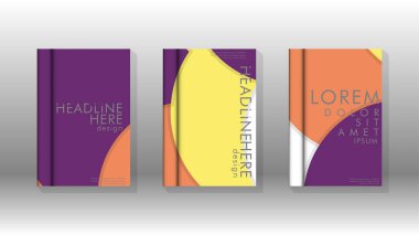 Minimal vektör tasarımı kapsar. Yuvarlak şekiller kompozisyon. Eps10 vektör şablonu