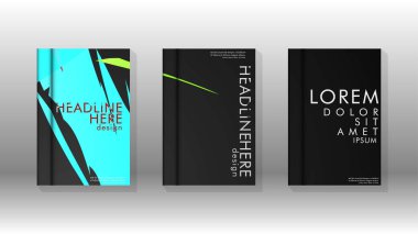 Kitap Kapağı renkli geometrik arka planlar.