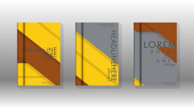 Kapak kitabı kavramı soyut geometrik arka plan renk ve şekillerin bir kombinasyonu ile