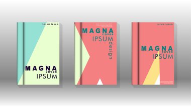 Soyut kitap kapağı düzeninin arka planı. Broşürler, dergiler, vektör şablonları vb. için. Modern tasarımlar Eps 10'da geometrik desenler oluşturur