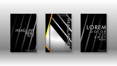 Geometrik tasarım arka planlı kapak kitabı.