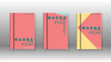 Soyut kitap kapağı düzeninin arka planı. Broşürler, dergiler, vektör şablonları vb. için. Modern tasarımlar Eps 10'da geometrik desenler oluşturur