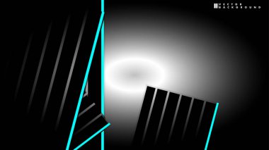 Soyut vektör arkaplanı. Geometrik Çizgiler - Yaratıcı ve İlham Tasarımı