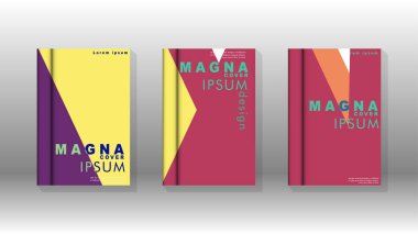 Soyut kitap kapağı düzeninin arka planı. Broşürler, dergiler, vektör şablonları vb. için. Modern tasarımlar Eps 10'da geometrik desenler oluşturur