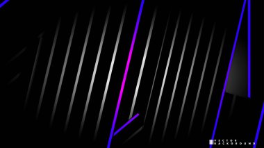 Soyut vektör arkaplanı. Geometrik Çizgiler - Yaratıcı ve İlham Tasarımı