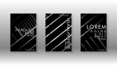 Geometrik tasarım arka planlı kapak kitabı.