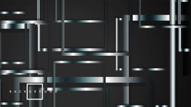 Modern Soyut Vektör Kutusu Arka Plan. beyaz degrade şeritler ile. eps 10 şablonu