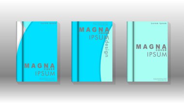 Kurumsal iş yıllık rapor kitap kapağı broşür el ilanı posteri için soyut düşük daire şekil arka plan. Eps10 vektör şablonu