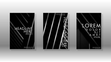 Geometrik tasarım arka planlı kapak kitabı.