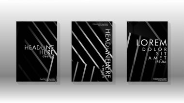 Geometrik tasarım arka planlı kapak kitabı.