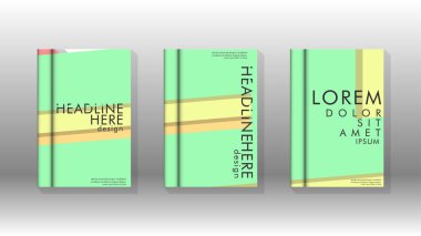 Kapak kitabı kavramı soyut geometrik arka plan renk ve şekillerin bir kombinasyonu ile