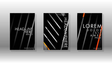 Geometrik tasarım arka planlı kapak kitabı.