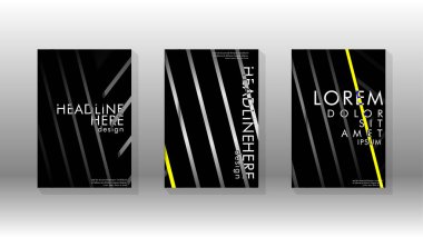 Geometrik tasarım arka planlı kapak kitabı.