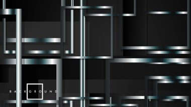 Modern Soyut Vektör Kutusu Arka Plan. beyaz degrade şeritler ile. eps 10 şablonu