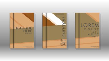 Kapak kitabı kavramı soyut geometrik arka plan renk ve şekillerin bir kombinasyonu ile