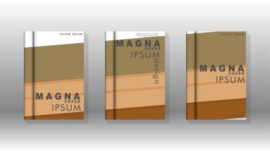 Kapak kitabı kavramı soyut geometrik arka plan renk ve şekillerin bir kombinasyonu ile