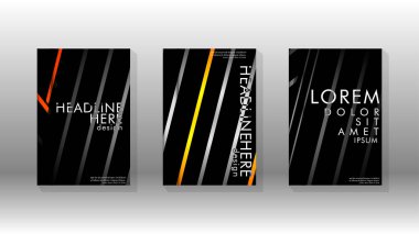 Geometrik tasarım arka planlı kapak kitabı.