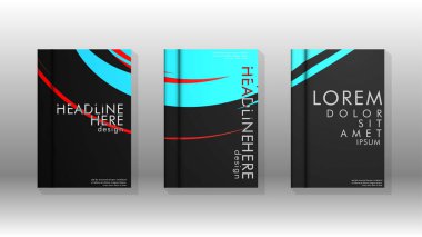 Kitap Kapağı renkli geometrik arka planlar.