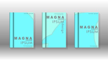 Kurumsal iş yıllık rapor kitap kapağı broşür el ilanı posteri için soyut düşük daire şekil arka plan. Eps10 vektör şablonu