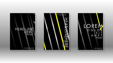 Geometrik tasarım arka planlı kapak kitabı.