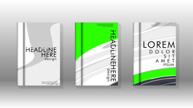 Arka kapak sıvı elemanları ile. Tasarım kavramı kitap. Fütüristik iş düzeni. Dijital poster şablonu. Tasarlamak vektör - eps10