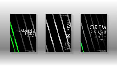 Geometrik tasarım arka planlı kapak kitabı