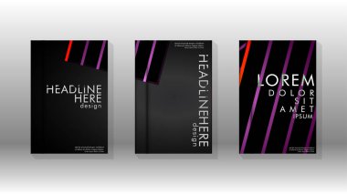 Geometrik tasarım arka planlı kapak kitabı.