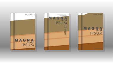 Kapak kitabı kavramı soyut geometrik arka plan renk ve şekillerin bir kombinasyonu ile