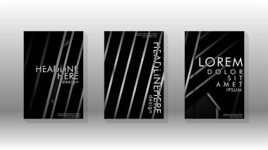 Geometrik tasarım arka planlı kapak kitabı.