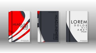 Arka kapak sıvı elemanları ile. Tasarım kavramı kitap. Fütüristik iş düzeni. Dijital poster şablonu. Tasarlamak vektör - eps10