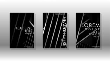 Geometrik tasarım arka planlı kapak kitabı.