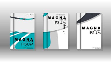 Arka kapak sıvı elemanları ile. Tasarım kavramı kitap. Fütüristik iş düzeni. Dijital poster şablonu. Tasarlamak vektör - eps10