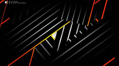 Soyut vektör arka planı. Geometrik Çizgiler