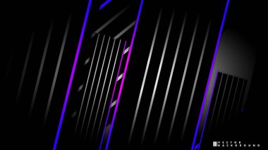 Soyut vektör arkaplanı. Geometrik Çizgiler - Yaratıcı ve İlham Tasarımı