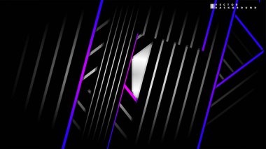 Soyut vektör arkaplanı. Geometrik Çizgiler - Yaratıcı ve İlham Tasarımı