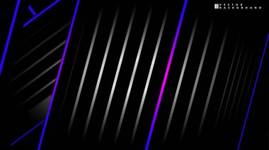 Soyut vektör arkaplanı. Geometrik Çizgiler - Yaratıcı ve İlham Tasarımı