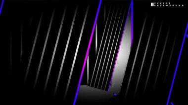 Soyut vektör arkaplanı. Geometrik Çizgiler - Yaratıcı ve İlham Tasarımı