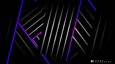 Soyut vektör arkaplanı. Geometrik Çizgiler - Yaratıcı ve İlham Tasarımı