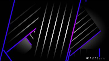 Soyut vektör arkaplanı. Geometrik Çizgiler - Yaratıcı ve İlham Tasarımı