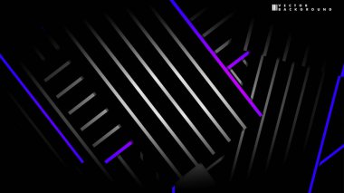 Soyut vektör arkaplanı. Geometrik Çizgiler - Yaratıcı ve İlham Tasarımı