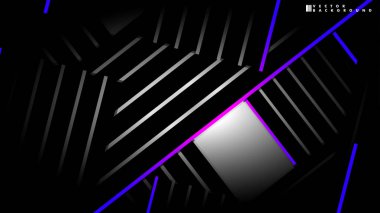 Soyut vektör arkaplanı. Geometrik Çizgiler - Yaratıcı ve İlham Tasarımı